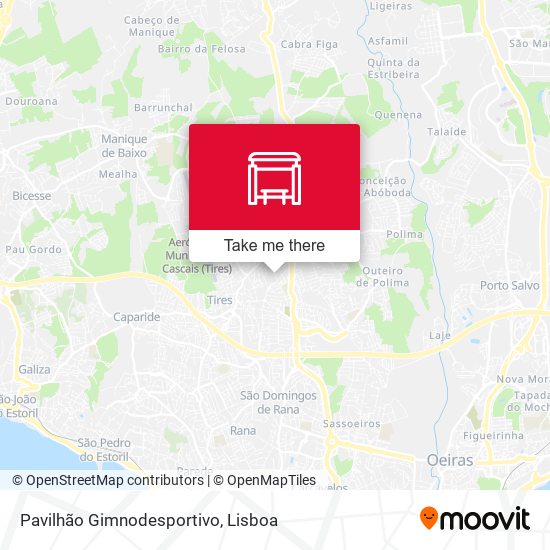 Pavilhão Gimnodesportivo map