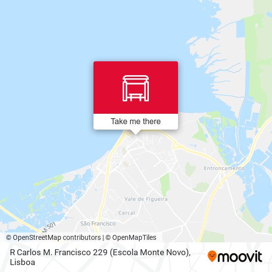 R Carlos M. Francisco 229 (Escola Monte Novo) mapa