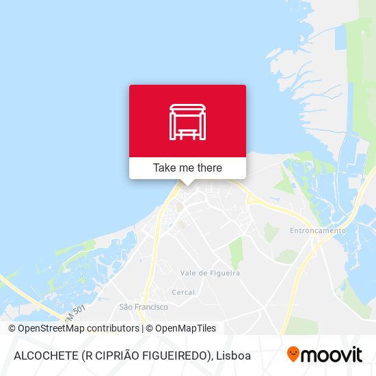 ALCOCHETE (R CIPRIÃO FIGUEIREDO) map