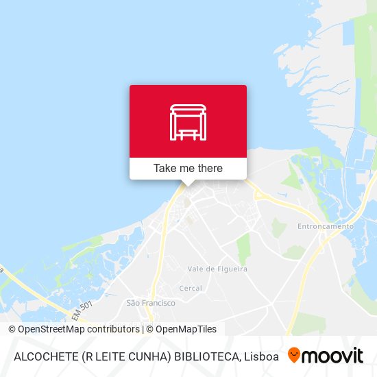 ALCOCHETE (R LEITE CUNHA) BIBLIOTECA mapa