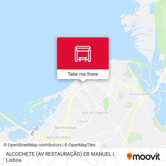 ALCOCHETE (AV RESTAURAÇÃO) EB MANUEL I mapa