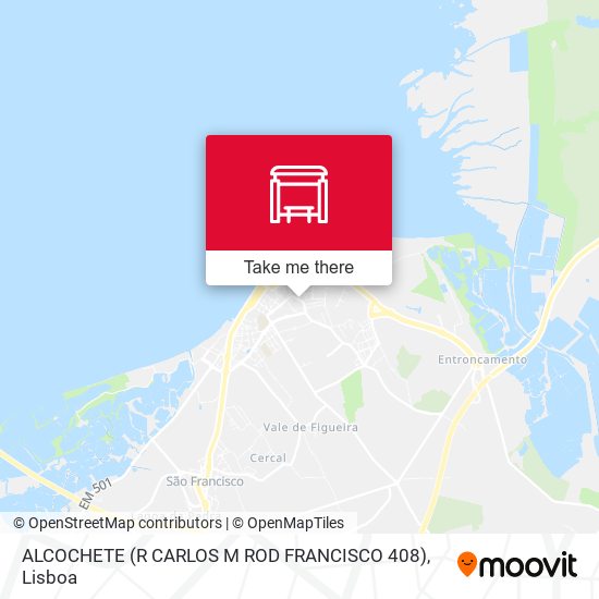 ALCOCHETE (R CARLOS M ROD FRANCISCO 408) mapa