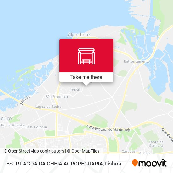ESTR LAGOA DA CHEIA AGROPECUÁRIA map