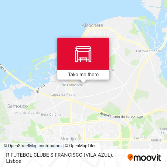 R FUTEBOL CLUBE S FRANCISCO (VILA AZUL) map