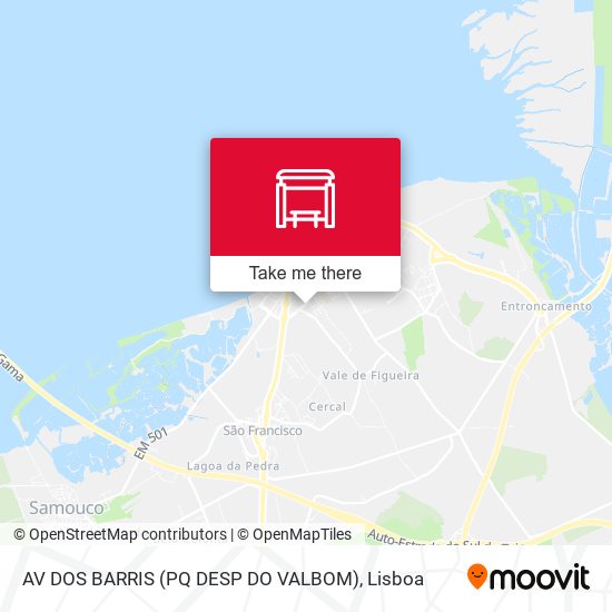 AV DOS BARRIS (PQ DESP DO VALBOM) mapa