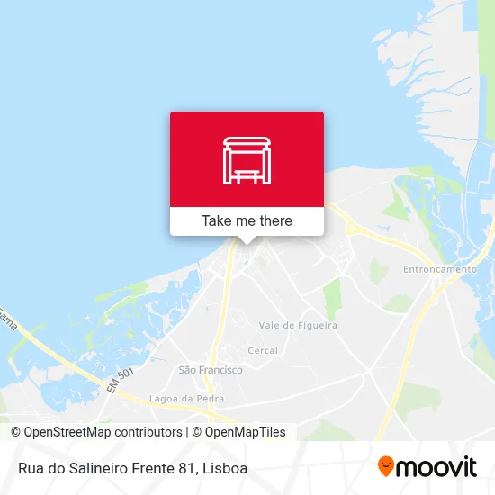 Rua do Salineiro Frente 81 map