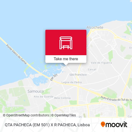 QTA PACHECA (EM 501) X R PACHECA map