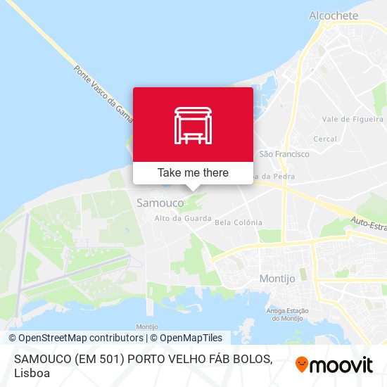 SAMOUCO (EM 501) PORTO VELHO FÁB BOLOS map