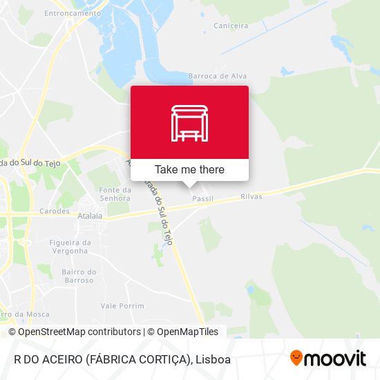 R DO ACEIRO (FÁBRICA CORTIÇA) mapa