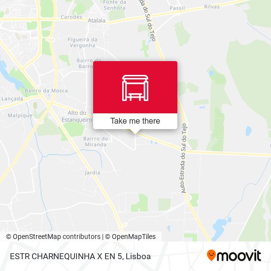 ESTR CHARNEQUINHA X EN 5 mapa