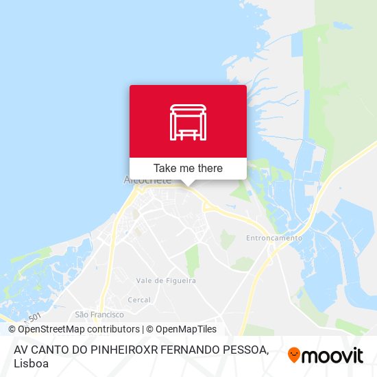 AV CANTO DO PINHEIROXR FERNANDO PESSOA map