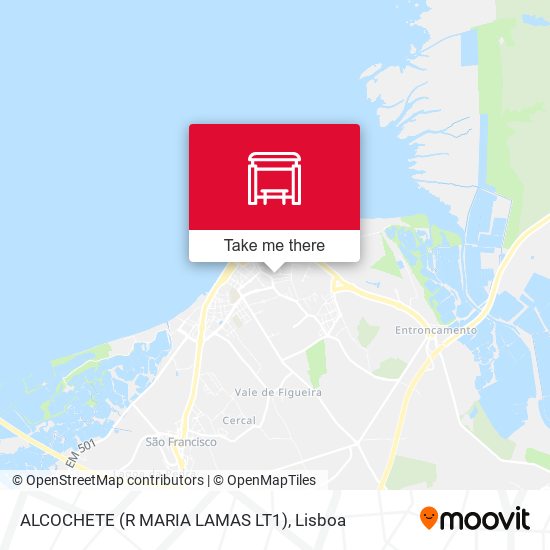 ALCOCHETE (R MARIA LAMAS LT1) mapa