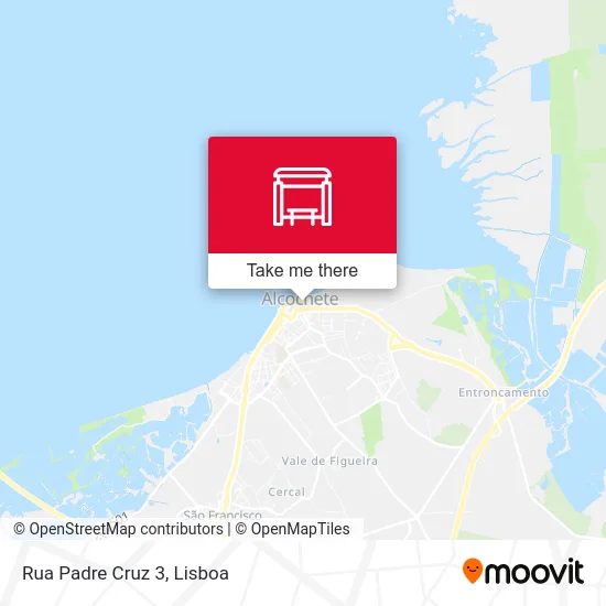 Rua Padre Cruz 3 map