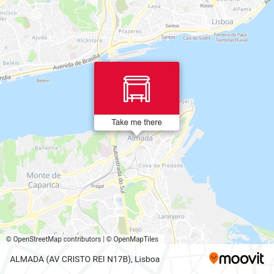 ALMADA (AV CRISTO REI N17B) mapa