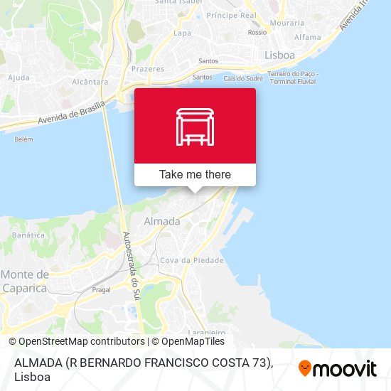 ALMADA (R BERNARDO FRANCISCO COSTA 73) map