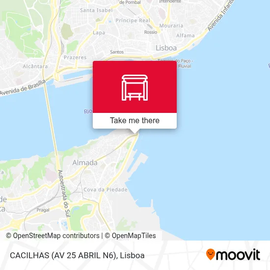 CACILHAS (AV 25 ABRIL N6) map