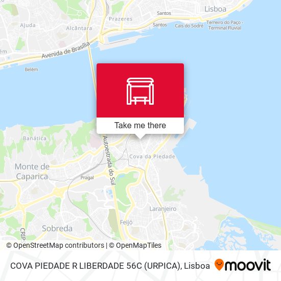 COVA PIEDADE R LIBERDADE 56C (URPICA) mapa