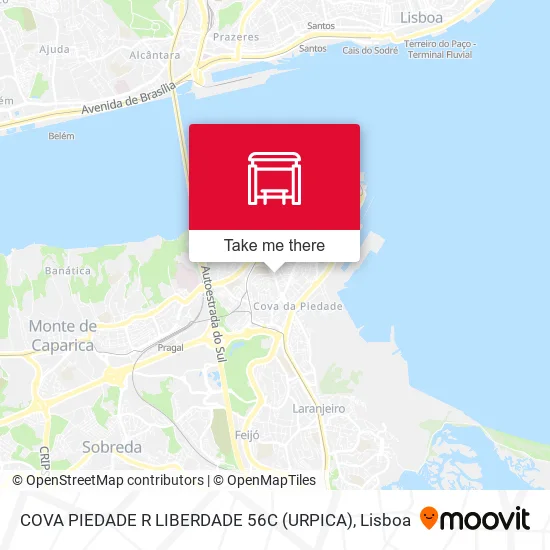 COVA PIEDADE R LIBERDADE 56C (URPICA) map