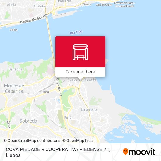 COVA PIEDADE R COOPERATIVA PIEDENSE 71 mapa