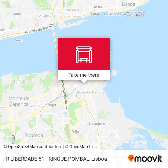R LIBERDADE 51 - RINGUE POMBAL mapa