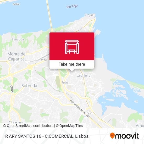R ARY SANTOS 16 - C.COMERCIAL mapa