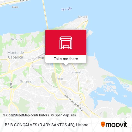 Bº B GONÇALVES (R ARY SANTOS 4B) mapa
