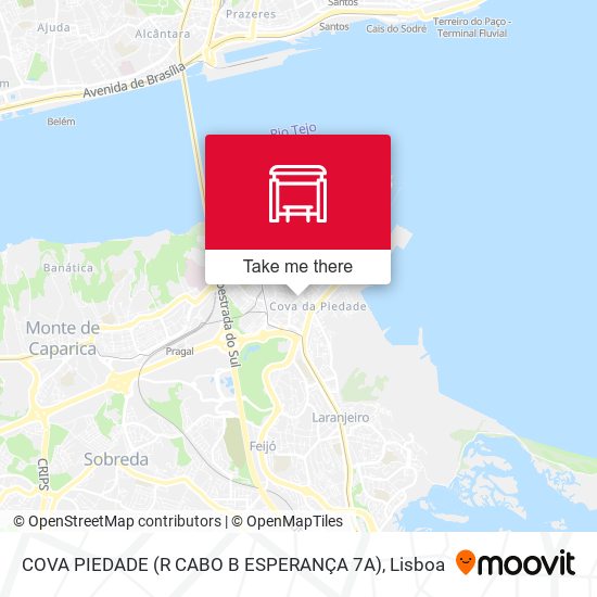 COVA PIEDADE (R CABO B ESPERANÇA 7A) map