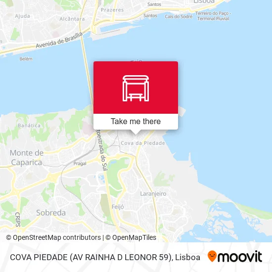COVA PIEDADE (AV RAINHA D LEONOR 59) map