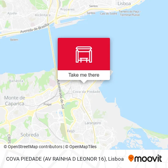 COVA PIEDADE (AV RAINHA D LEONOR 16) map