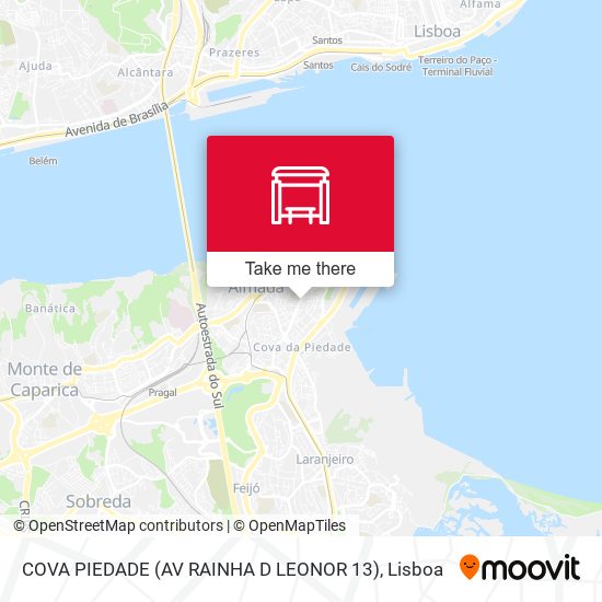 COVA PIEDADE (AV RAINHA D LEONOR 13) map