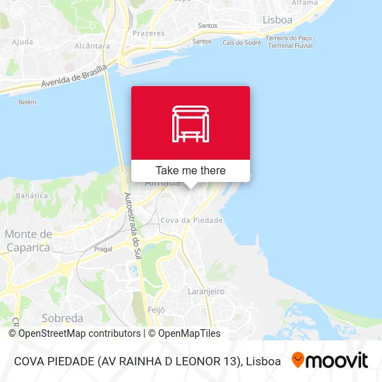 COVA PIEDADE (AV RAINHA D LEONOR 13) map