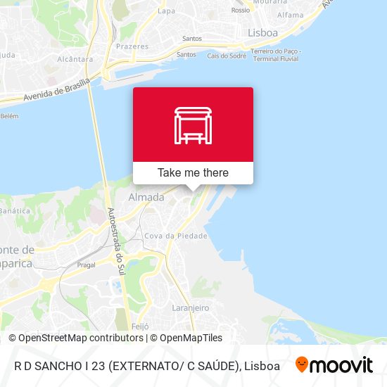 R D SANCHO I 23 (EXTERNATO/ C SAÚDE) map