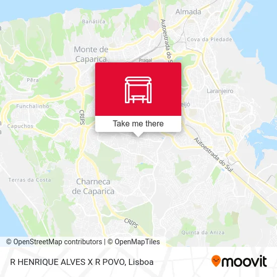 R HENRIQUE ALVES X R POVO map