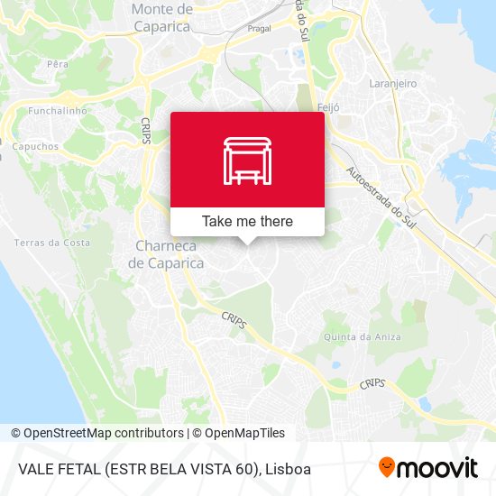 VALE FETAL (ESTR BELA VISTA 60) map