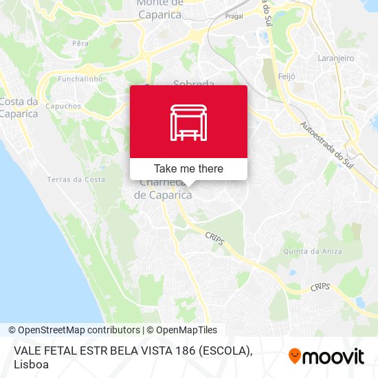 VALE FETAL ESTR BELA VISTA 186 (ESCOLA) map