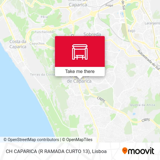 CH CAPARICA (R RAMADA CURTO 13) map