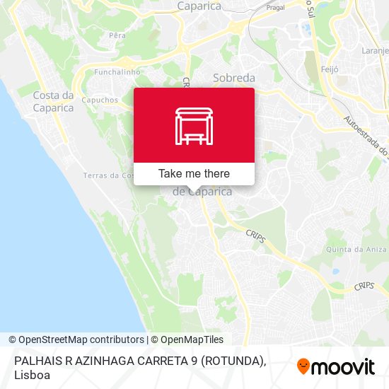 PALHAIS R AZINHAGA CARRETA 9 (ROTUNDA) map