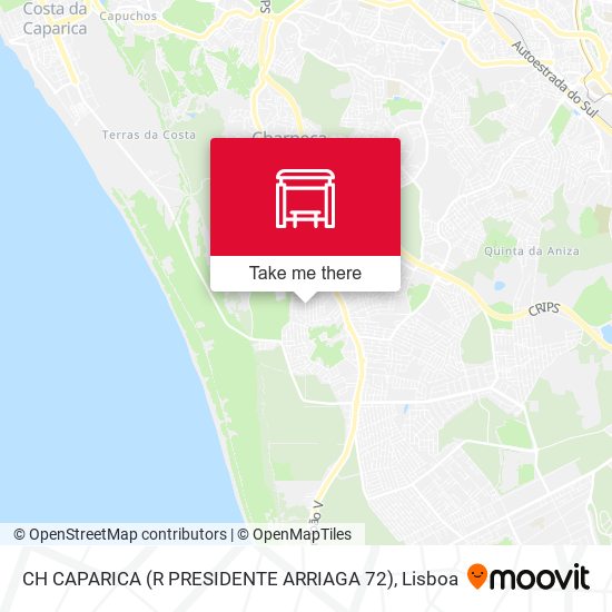 CH CAPARICA (R PRESIDENTE ARRIAGA 72) map