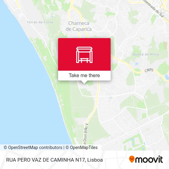 RUA PERO VAZ DE CAMINHA N17 map