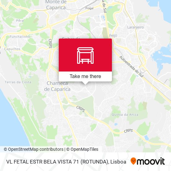 VL FETAL ESTR BELA VISTA 71 (ROTUNDA) map