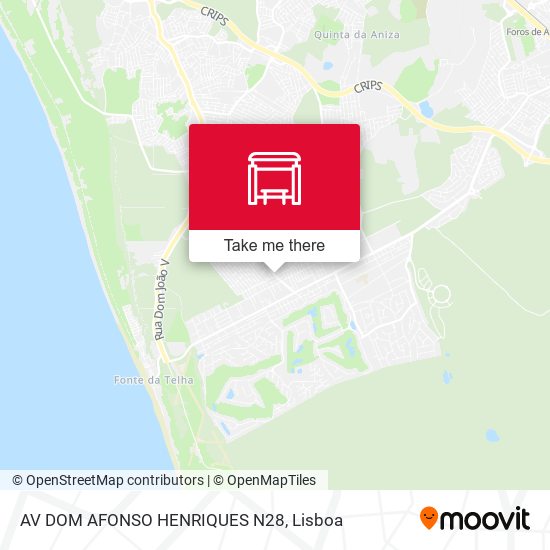 AV DOM AFONSO HENRIQUES N28 map