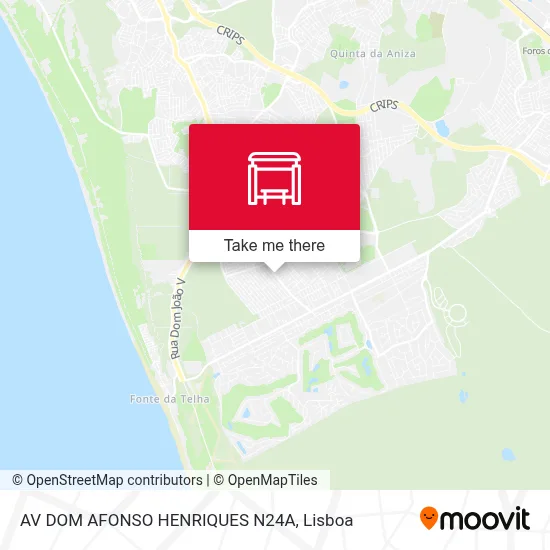 AV DOM AFONSO HENRIQUES N24A map