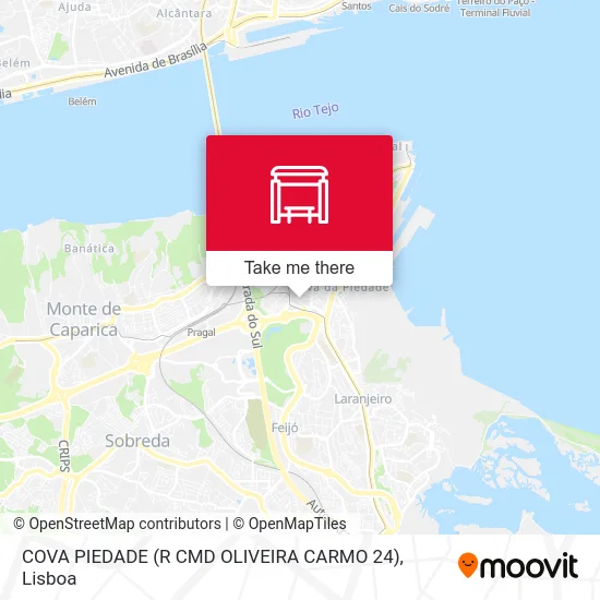 COVA PIEDADE (R CMD OLIVEIRA CARMO 24) map