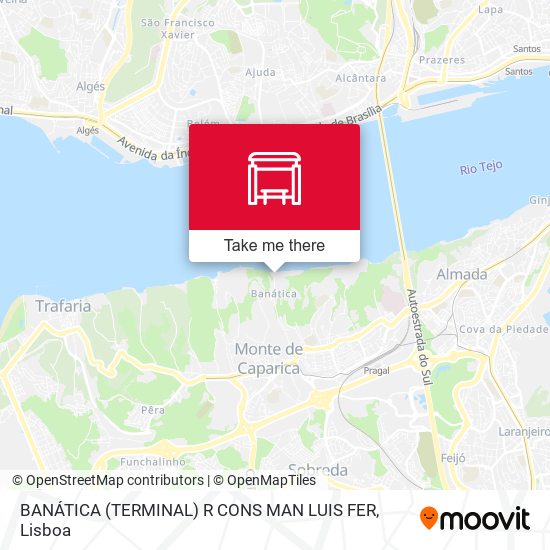 BANÁTICA (TERMINAL) R CONS MAN LUIS FER map