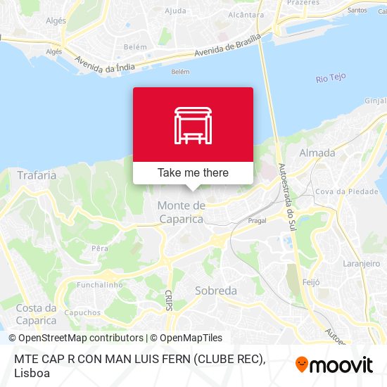MTE CAP R CON MAN LUIS FERN (CLUBE REC) mapa