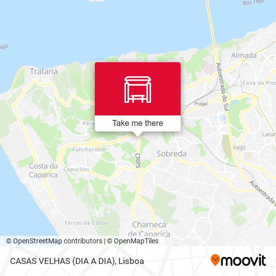 CASAS VELHAS (DIA A DIA) mapa