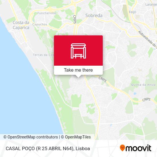 CASAL POÇO (R 25 ABRIL N64) mapa