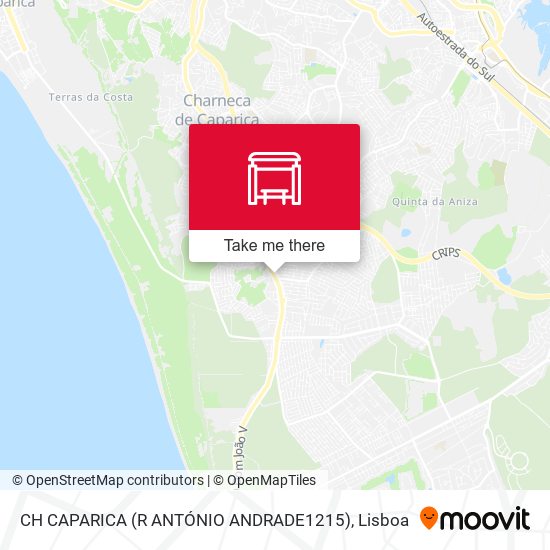 CH CAPARICA (R ANTÓNIO ANDRADE1215) map