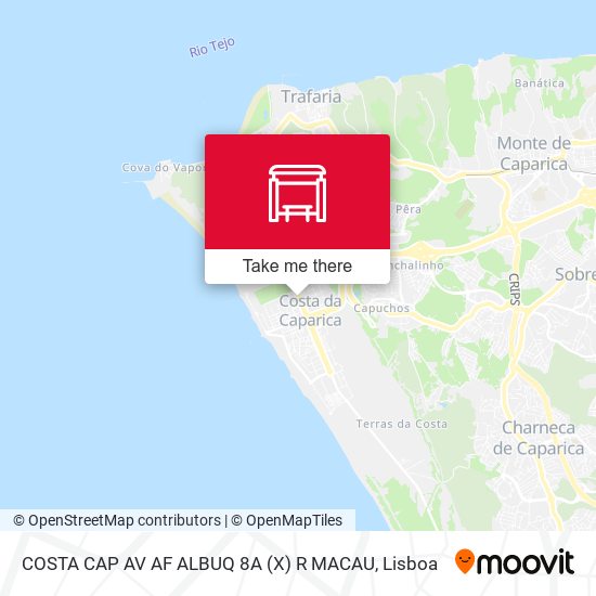 COSTA CAP AV AF ALBUQ 8A (X) R MACAU mapa