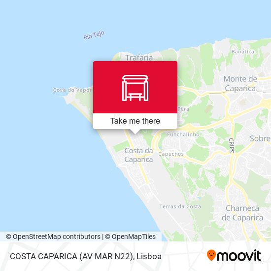COSTA CAPARICA (AV MAR N22) map